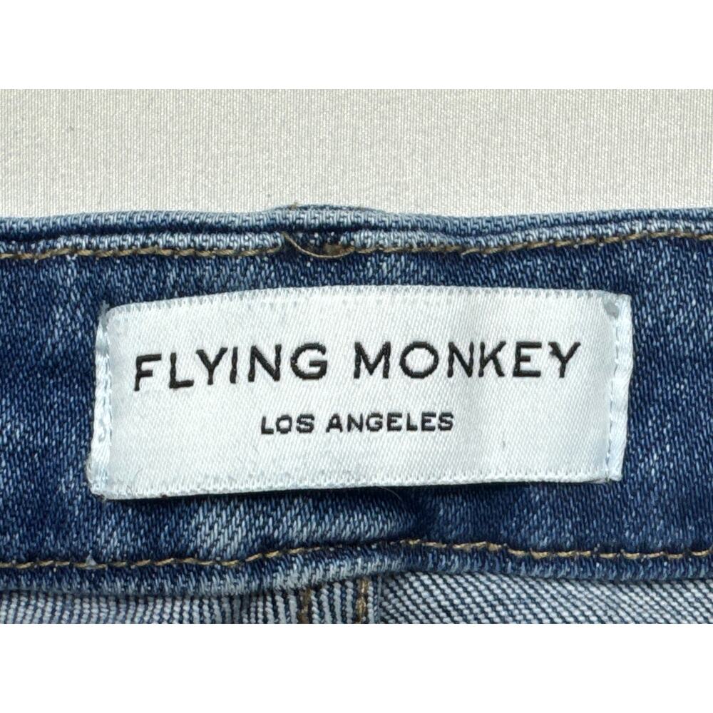 Flying Monkey Women's High Rise Classic Straight Blue Jeans - Size 24 (24x27.5) - Picture 3 of 5